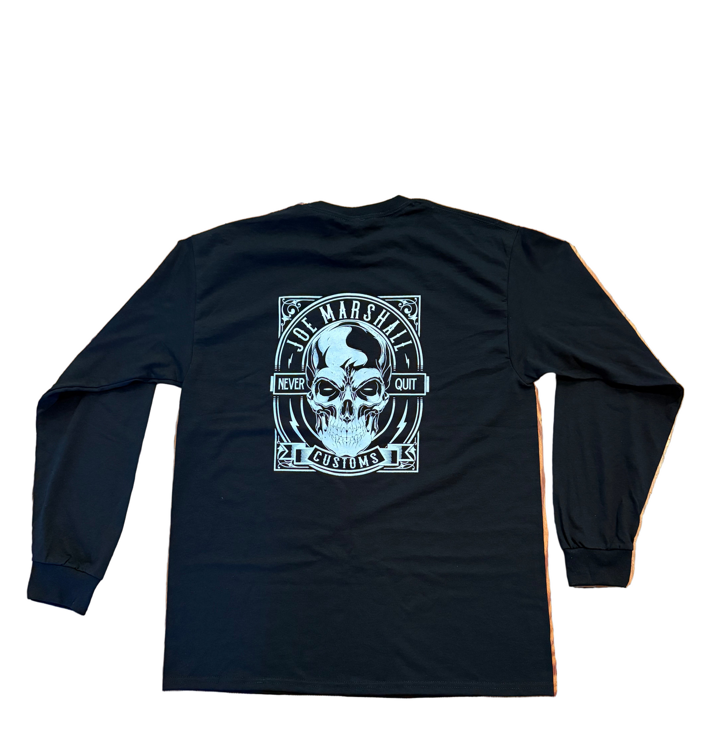 JMC Long Sleeve “Never Quit” BLACK T